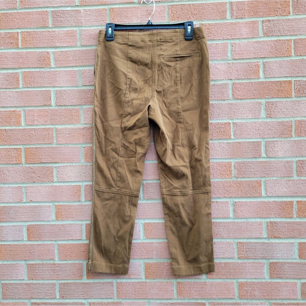 Theory Treeca Pant In Cotton Twill In Cedar Size 4 - image 3